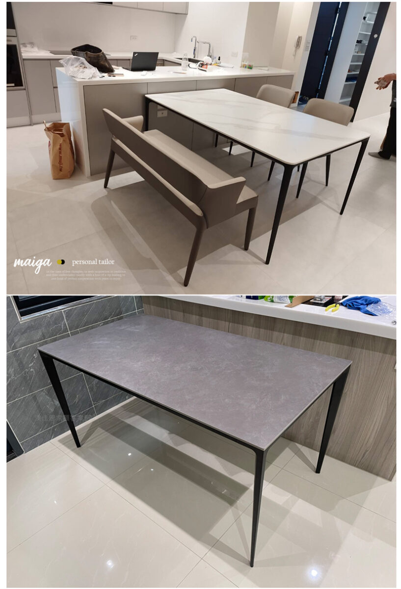  岩板餐桌 德利豐岩板 陶板餐桌 岩板餐桌小尺寸 岩板餐桌客製化 岩板餐桌大尺寸 餐桌 侘寂風岩板 義大利陶板 岩板餐桌推薦 