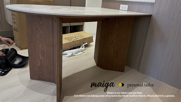 中島型岩板餐桌 岩板餐桌 北歐岩板餐桌 義大利陶板餐桌 陶板圓桌 德利豐岩板 岩板餐桌客製化 岩板餐桌 渼佳居家