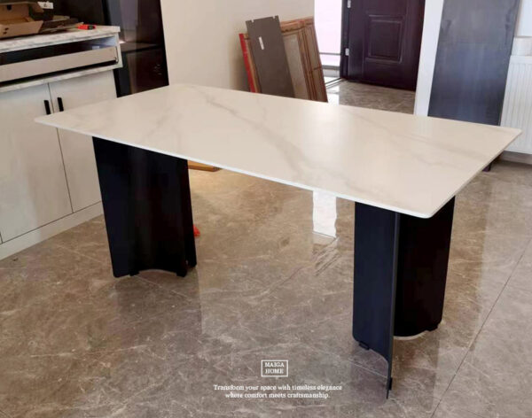 岩板餐桌 岩板餐桌客製 義大利陶板餐桌 德利豐岩板 餐桌 渼佳居家