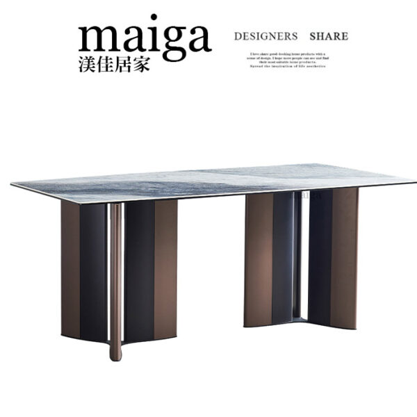 語矢。岩板餐桌｜可客製