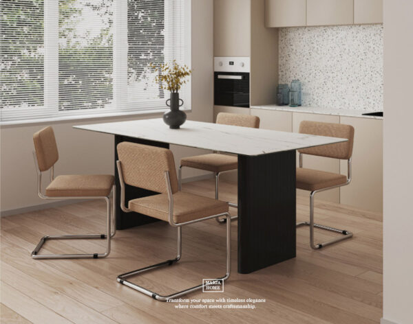 岩板餐桌 義大利陶板餐桌 陶板圓桌 德利豐岩板 岩板餐桌客製化 岩板餐桌 渼佳居家 