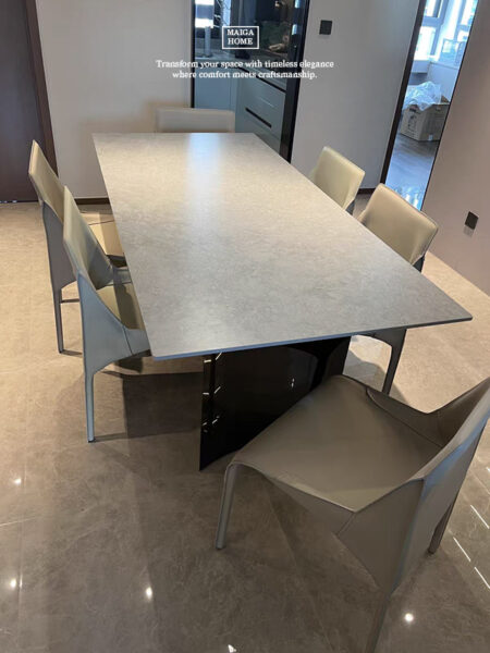 岩板餐桌 義大利陶板餐桌 陶板圓桌 德利豐岩板 岩板餐桌客製化 岩板餐桌 渼佳居家