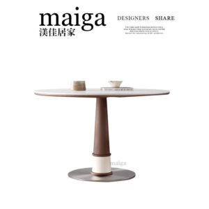 岩板圓桌 義大利陶板餐桌 陶板圓桌 德利豐岩板 岩板餐桌客製化 岩板餐桌 渼佳居家