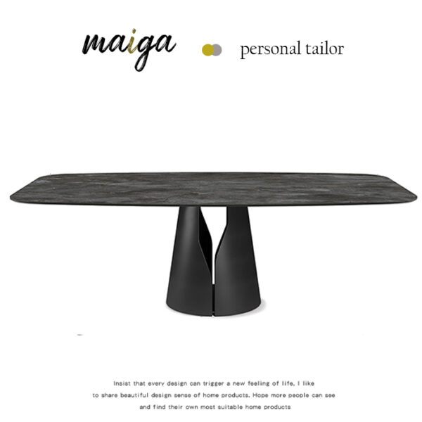 復刻款腳座義大利陶板餐桌｜可客製