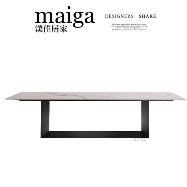 米亞。岩板餐桌｜可客製化