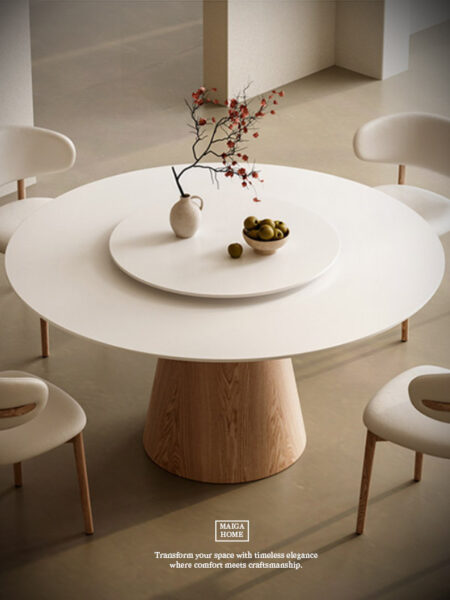 岩板圓桌  義大利陶板餐桌  陶板圓桌 德利豐岩板 岩板餐桌客製化 岩板餐桌 渼佳居家