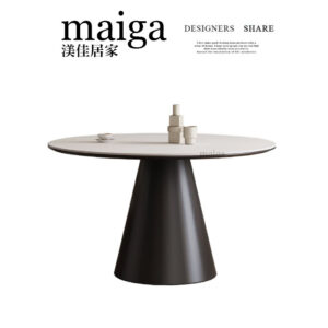 岩板圓桌 義大利陶板餐桌 陶板圓桌 德利豐岩板 岩板餐桌客製化 岩板餐桌 渼佳居家