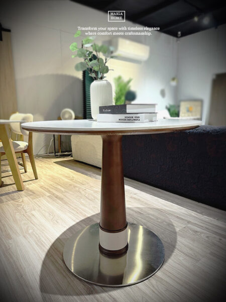 岩板圓桌  義大利陶板餐桌  陶板圓桌 德利豐岩板 岩板餐桌客製化 岩板餐桌 渼佳居家