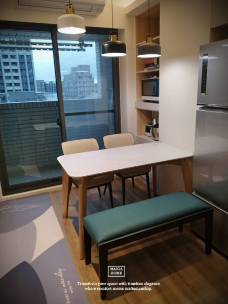 岩板餐桌 北歐岩板餐桌 義大利陶板餐桌 陶板圓桌 德利豐岩板 岩板餐桌客製化 岩板餐桌 渼佳居家