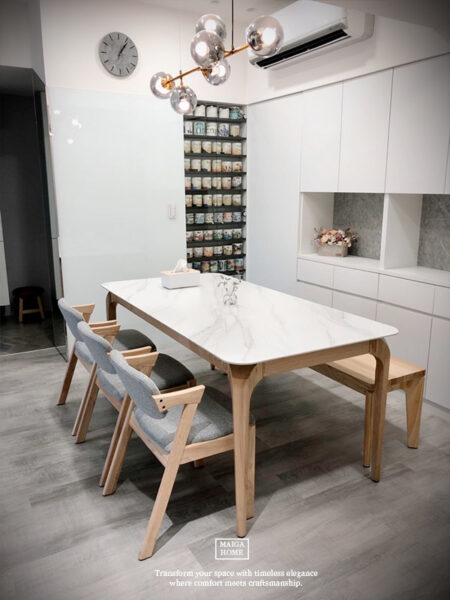 岩板餐桌 北歐岩板餐桌 義大利陶板餐桌 陶板圓桌 德利豐岩板 岩板餐桌客製化 岩板餐桌 渼佳居家