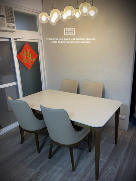 岩板餐桌 北歐岩板餐桌 義大利陶板餐桌 陶板圓桌 德利豐岩板 岩板餐桌客製化 岩板餐桌 渼佳居家