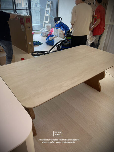 中島型岩板餐桌 岩板餐桌 北歐岩板餐桌 義大利陶板餐桌 陶板圓桌 德利豐岩板 岩板餐桌客製化 岩板餐桌 渼佳居家