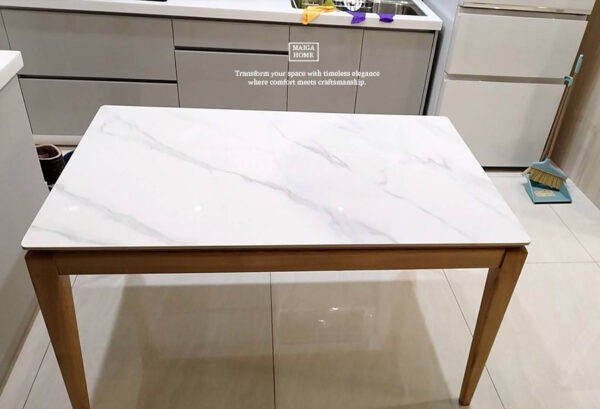 岩板餐桌 北歐岩板餐桌 義大利陶板餐桌 陶板圓桌 德利豐岩板 岩板餐桌客製化 岩板餐桌 渼佳居家 