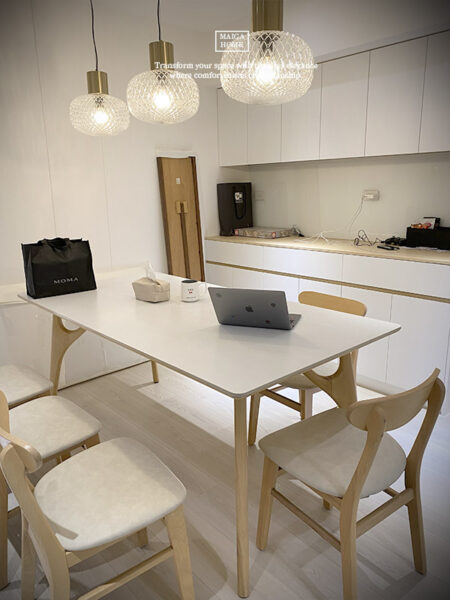 中島型岩板餐桌 岩板餐桌 北歐岩板餐桌 義大利陶板餐桌 陶板圓桌 德利豐岩板 岩板餐桌客製化 岩板餐桌 渼佳居家