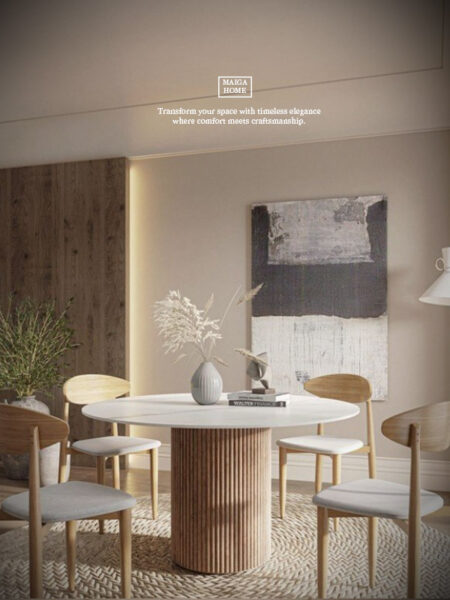 岩板圓桌  義大利陶板餐桌  陶板圓桌 德利豐岩板 岩板餐桌客製化 岩板餐桌 渼佳居家