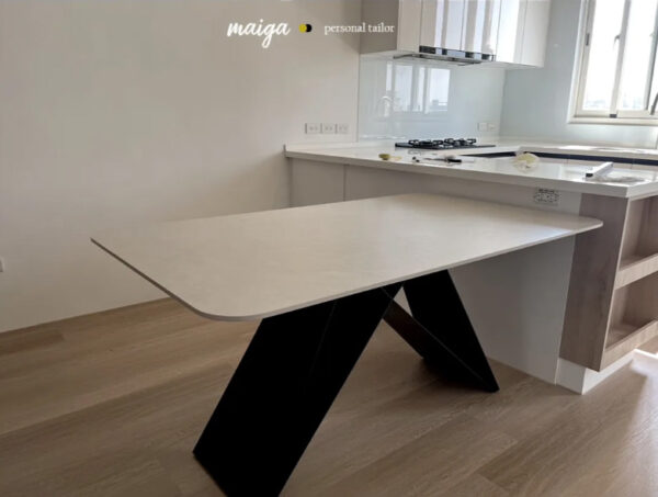 岩板餐桌 德利豐岩板 陶板餐桌 岩板餐桌小尺寸 岩板餐桌客製化 岩板餐桌大尺寸 餐桌 侘寂風岩板 義大利陶板 岩板餐桌推薦 