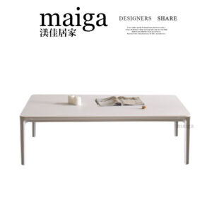 極簡風可訂製高度。岩板茶几