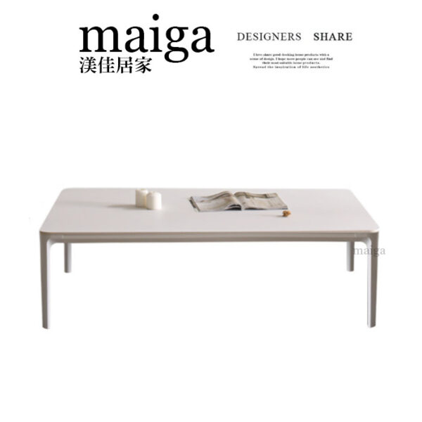 極簡風可訂製高度。岩板茶几