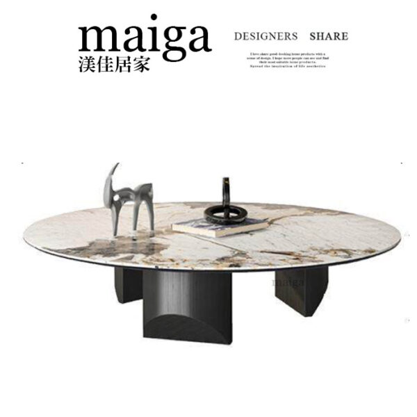 岩板茶几 北歐岩板茶几 現代風岩板茶几