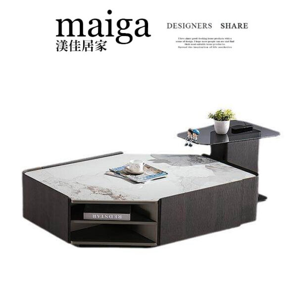 岩板茶几 北歐岩板茶几